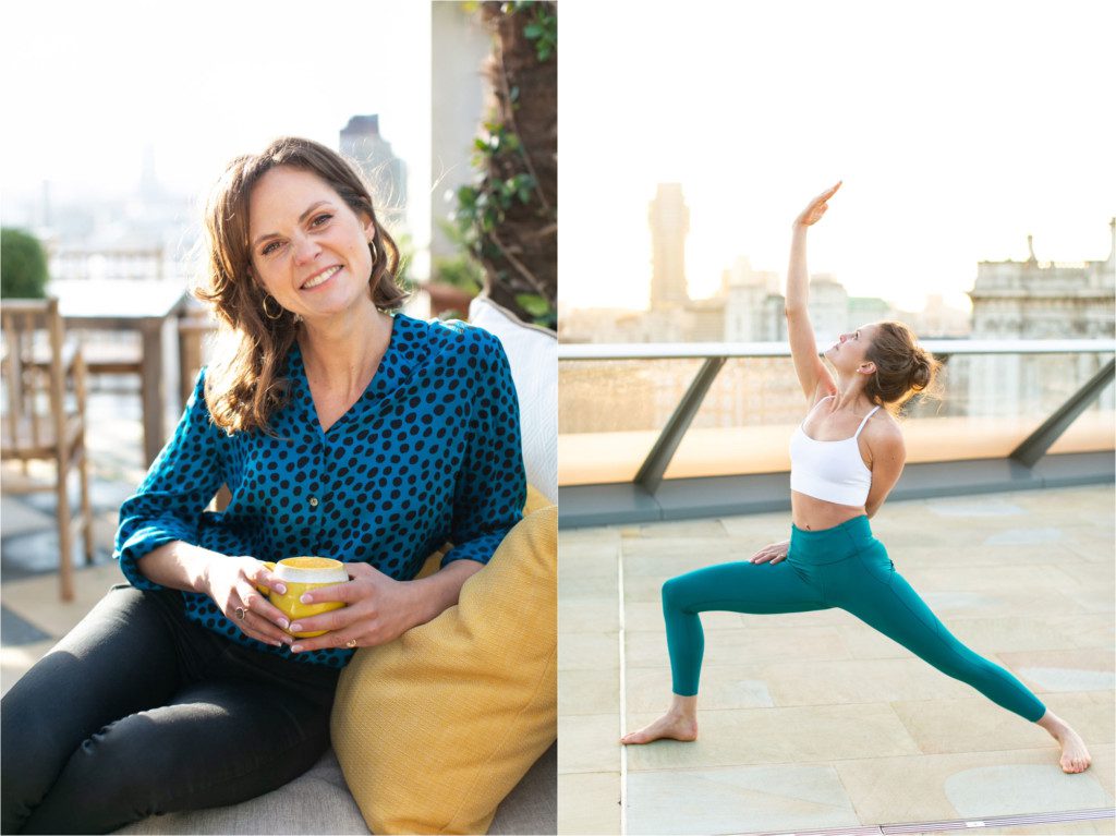 London branding photography for wellness coaches